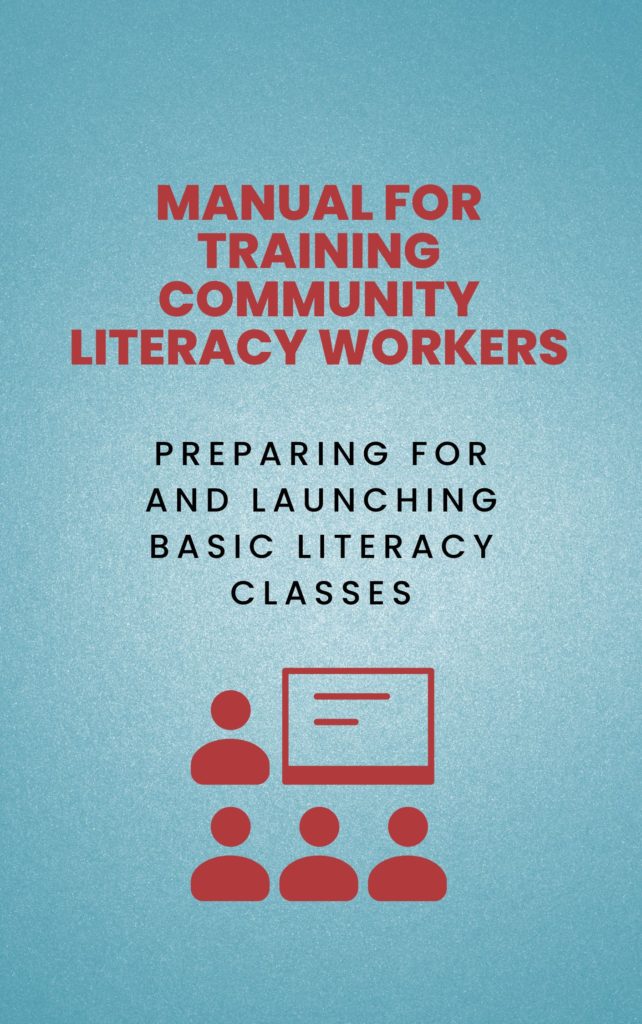 Manual for Training Community Literacy Workers - Cover